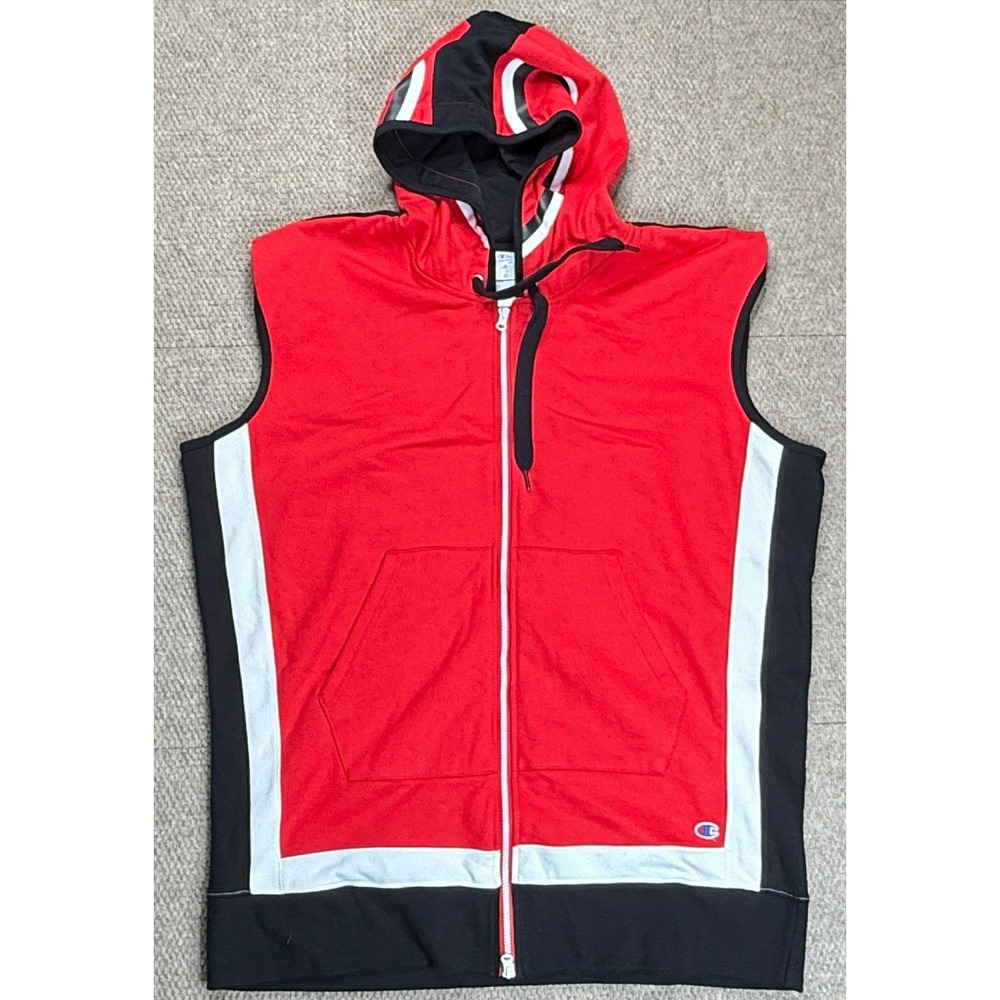 Champion Reverse Weave Rafael Chaouiche Men's Full Zip Hooded Hoodie Size M